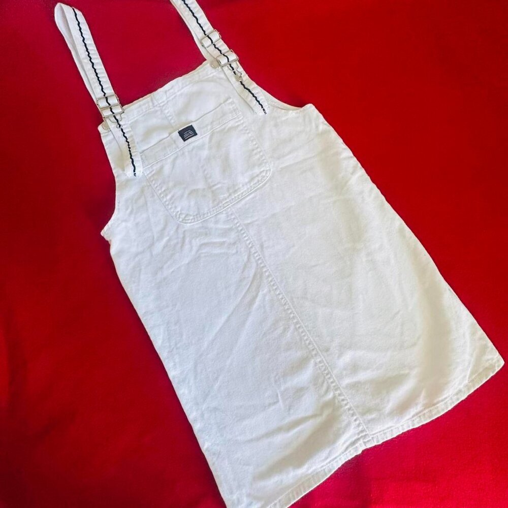 vintage 90s dungaree style skirt